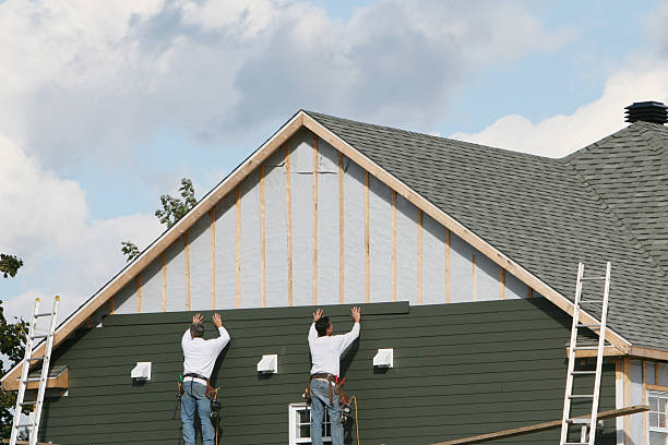 Professional Emergency Siding Repair technician working in Parkhill, PA